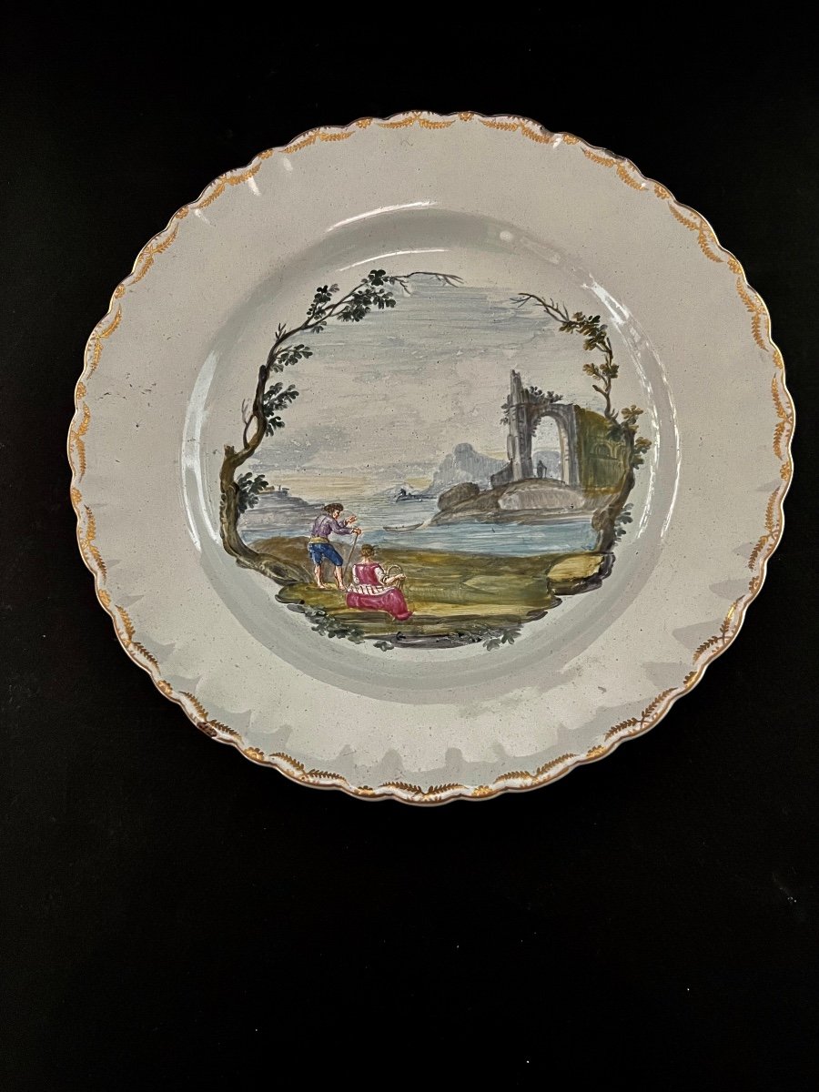 Marseille Earthenware Plate 18th Century