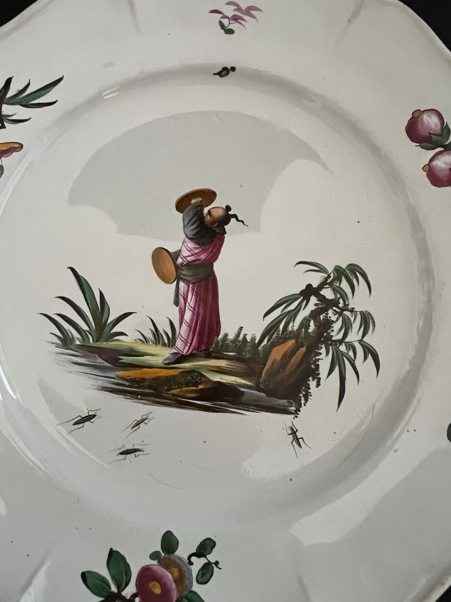 Earthenware Plate From Strasbourg 18th Century-photo-2