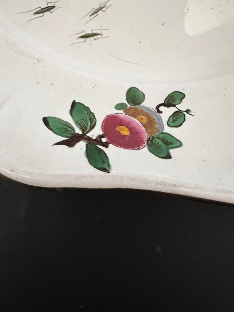 Earthenware Plate From Strasbourg 18th Century-photo-1