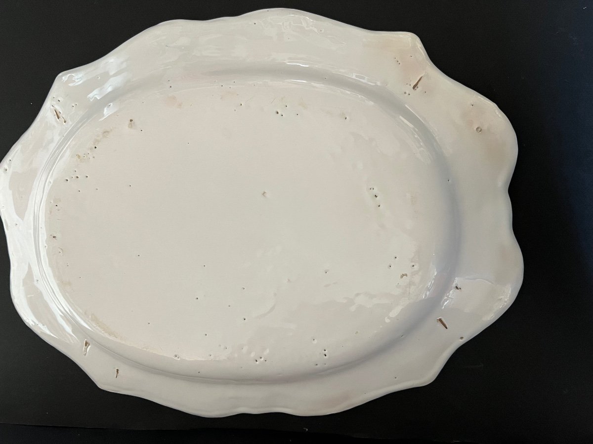 Earthenware Dish From Moustiers Early 18th Century-photo-2