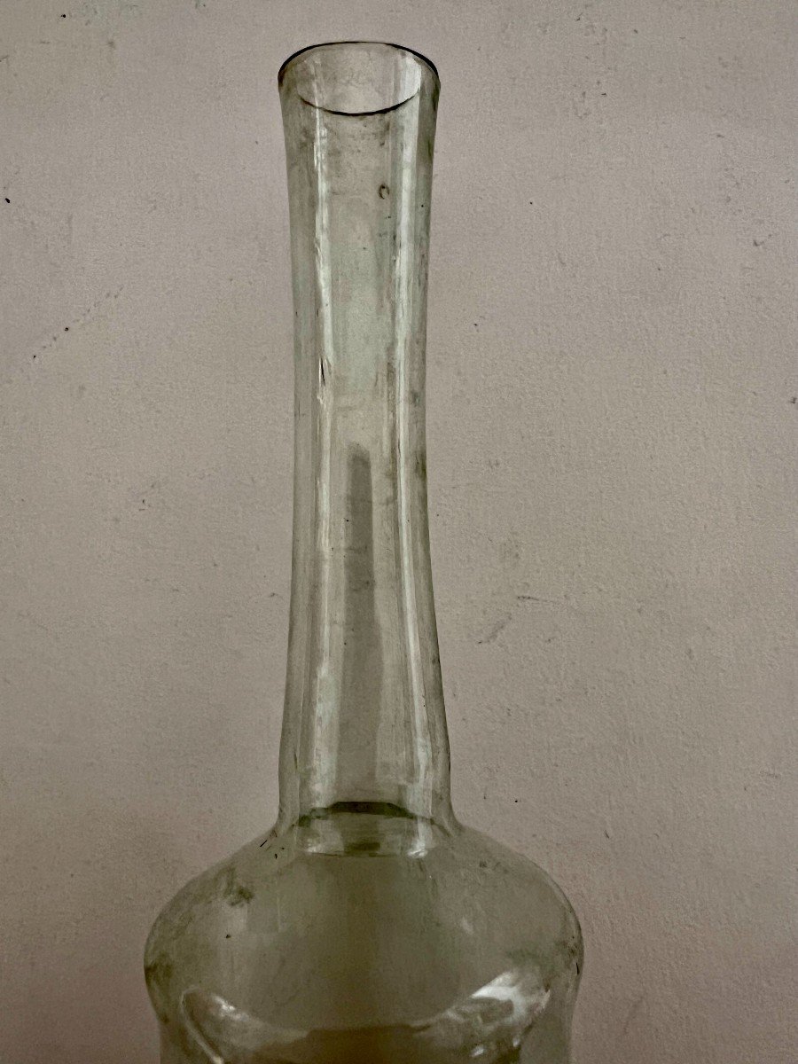 Bouteille échantillon En Verre Soufflé Fin 17ème Début 18ème Siècle-photo-2