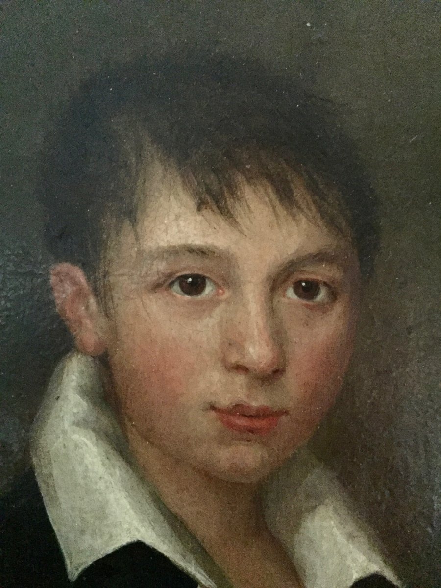 Portrait French School Around 1810-photo-3