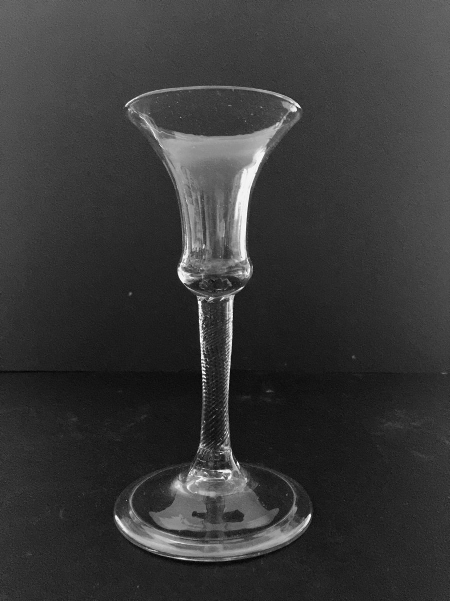 Grand Verre Soufflé Pays Bas XVIII ème Siècle