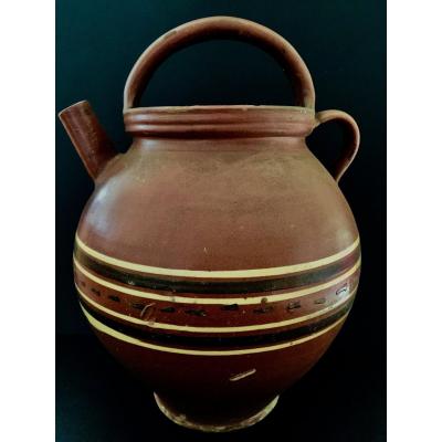 Large Pitcher Terracotta Spain 19th Century