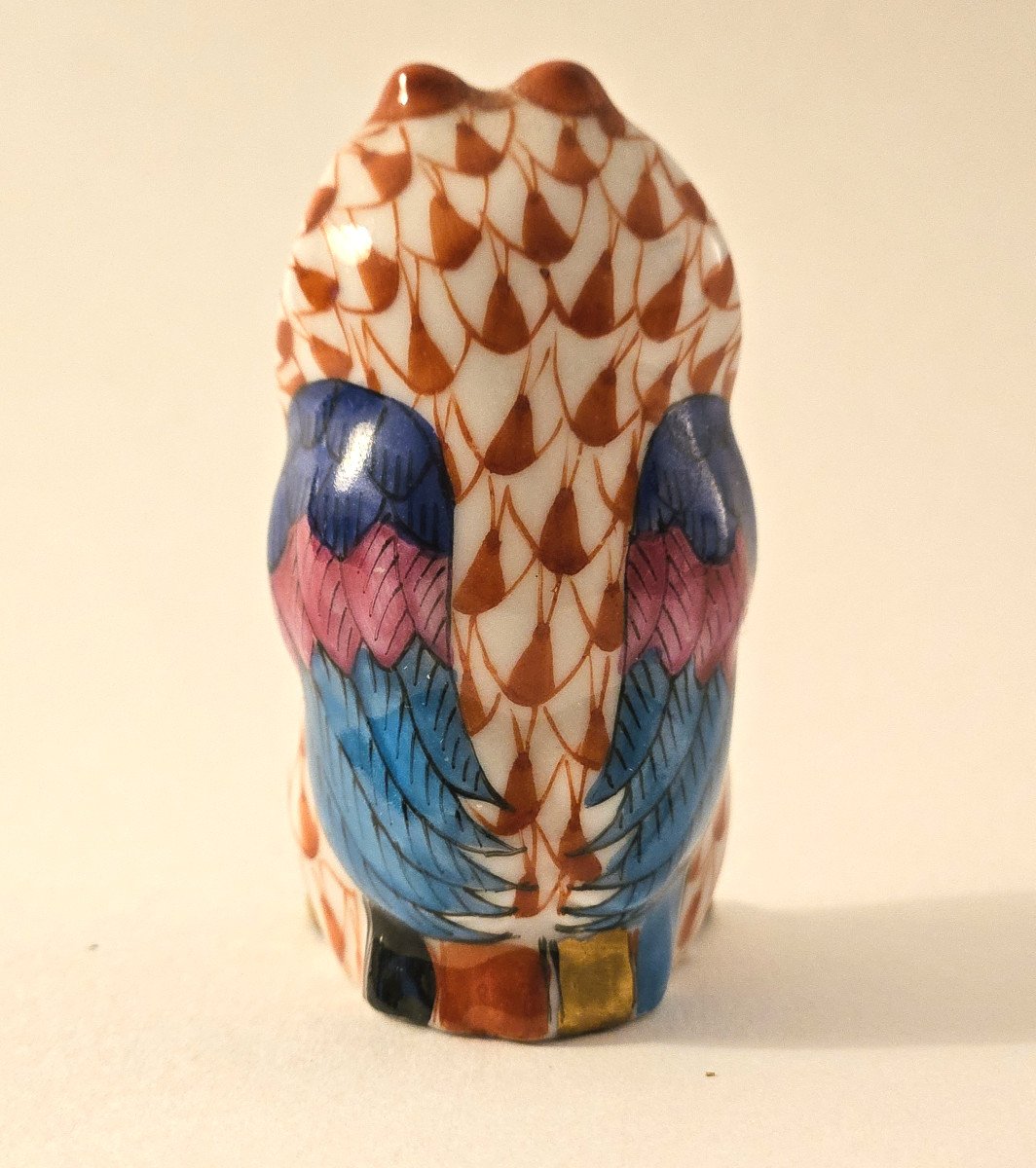 Hibou En Porcelaine De Herend Hungary-photo-3