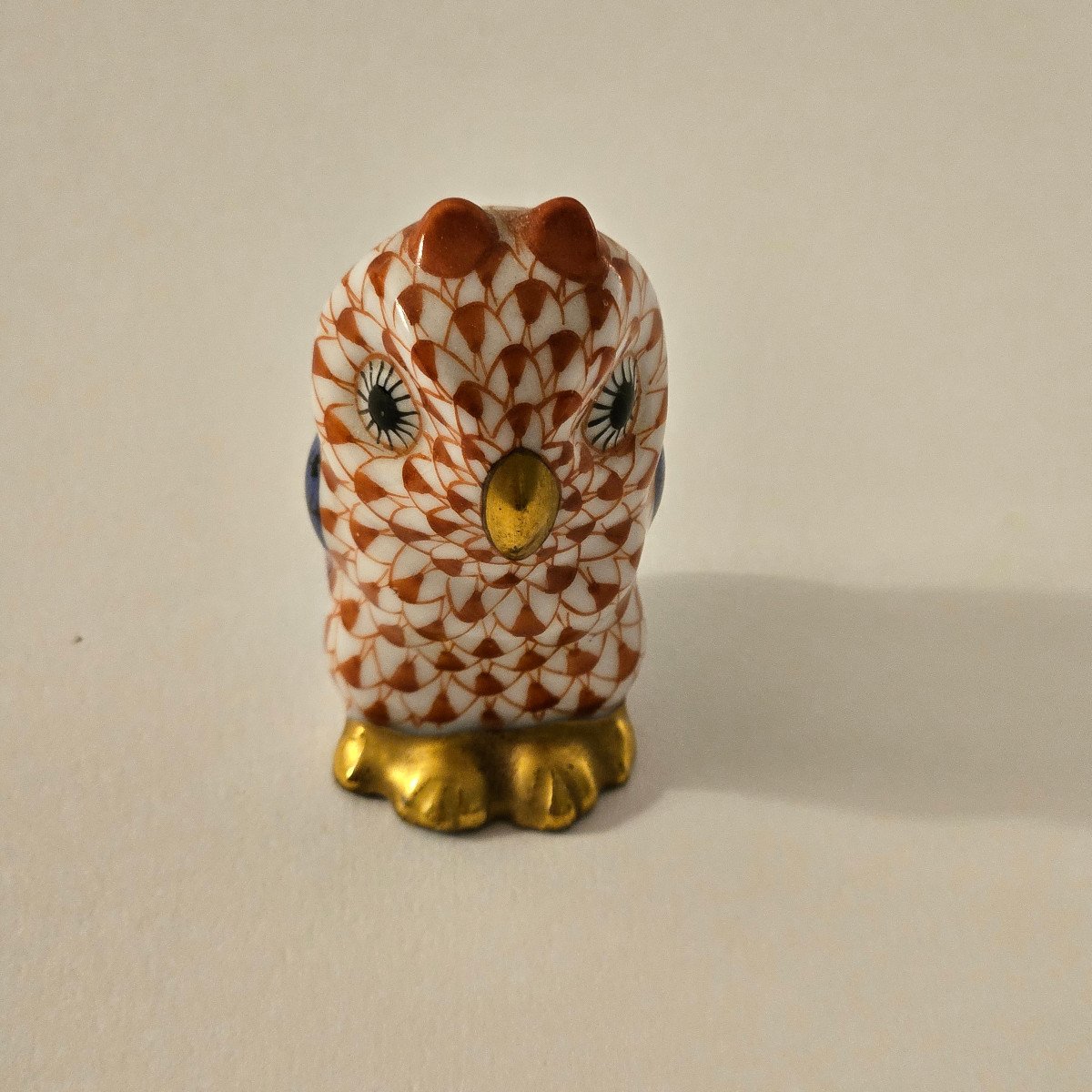 Hibou En Porcelaine De Herend Hungary-photo-1