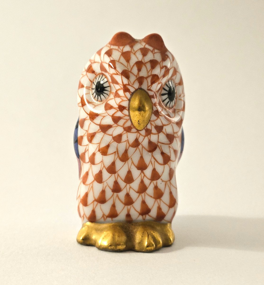 Hibou En Porcelaine De Herend Hungary