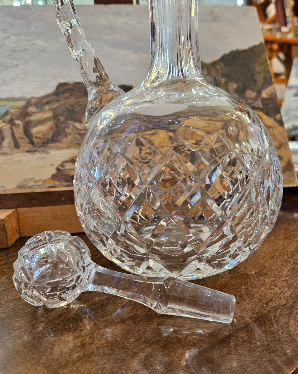 Saint Louis Cut Crystal Carafe Aiguière -photo-4