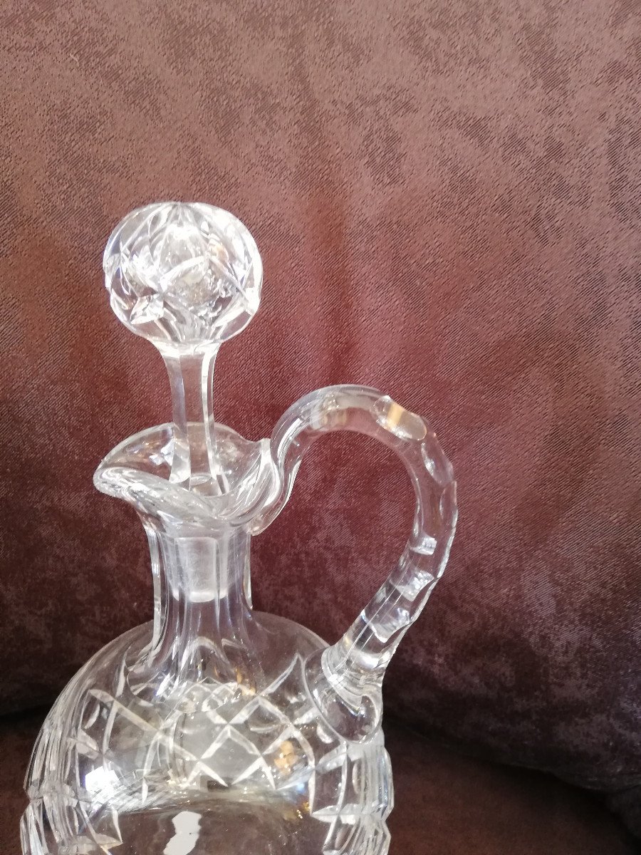 Saint Louis Cut Crystal Carafe Aiguière -photo-1