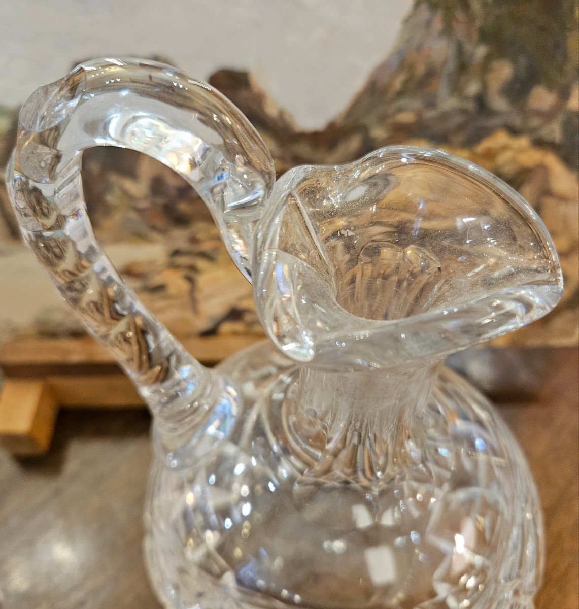 Saint Louis Cut Crystal Carafe Aiguière -photo-4