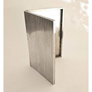 Box Or Cigarette Case In Sterling Silver Minerva 1st Title Art Deco