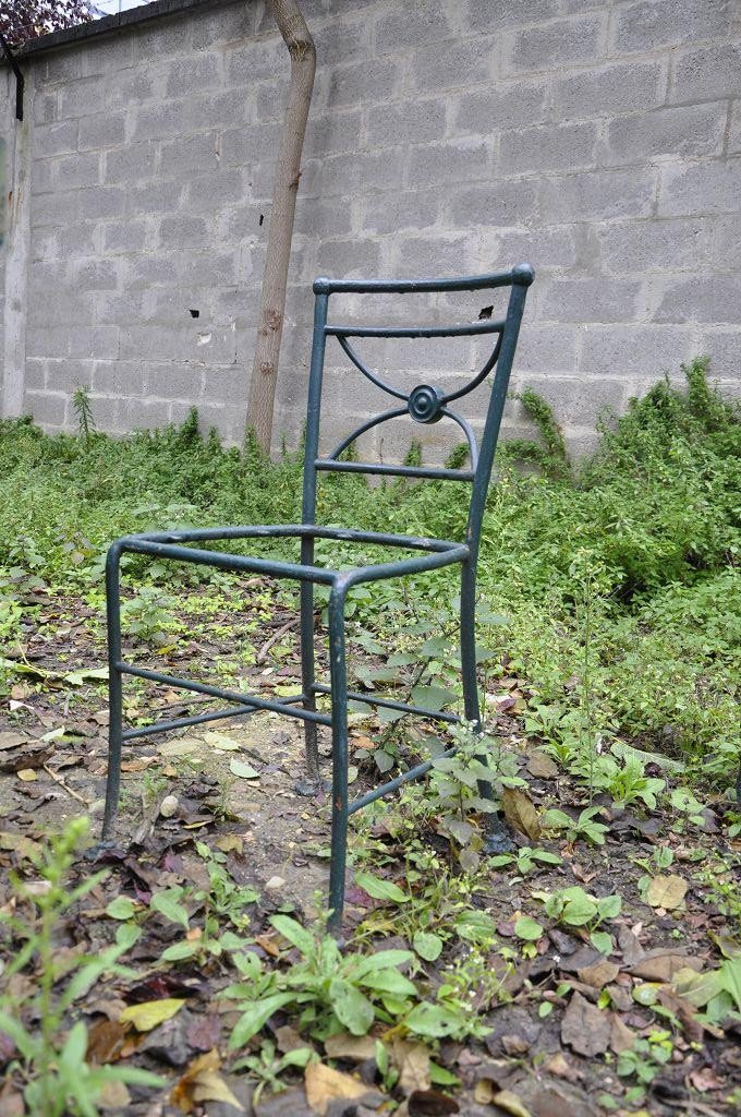 Garden Furniture, Circa 1900, Iron And Resin-photo-4