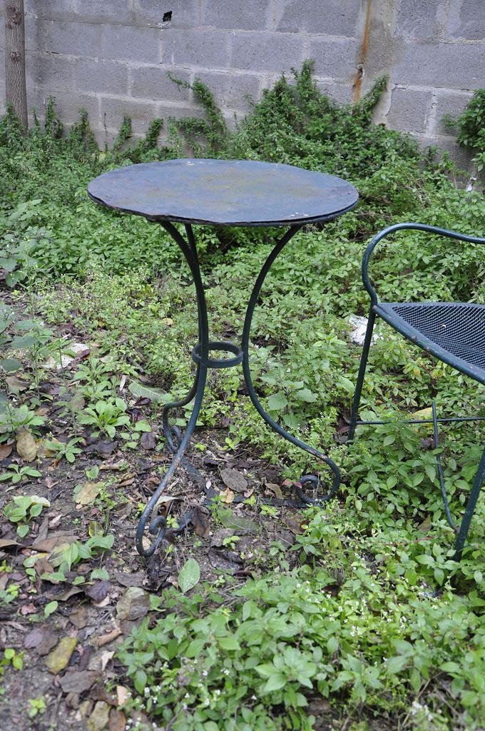 Garden Furniture, Circa 1900, Iron And Resin-photo-4