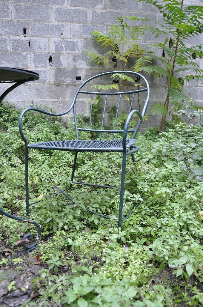 Garden Furniture, Circa 1900, Iron And Resin-photo-6