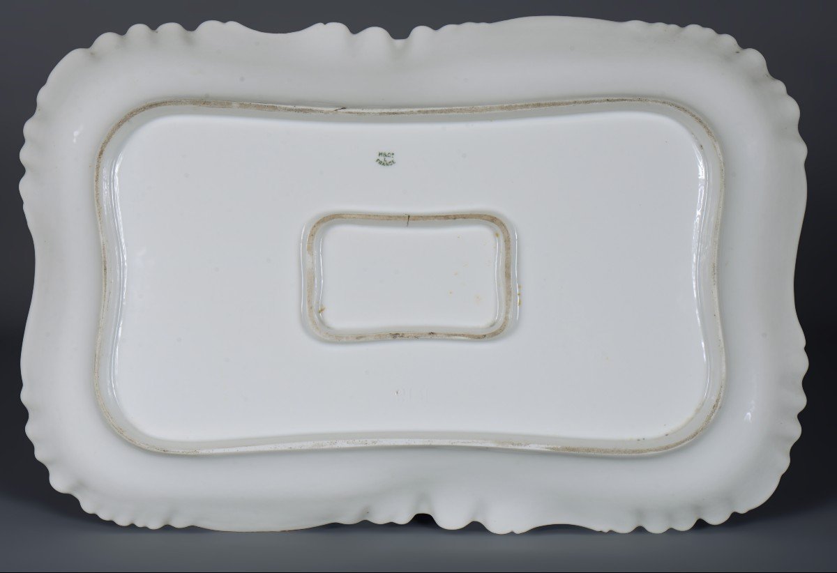 Haviland And Co., Limoges Porcelain Tray With Clown Decoration-photo-3