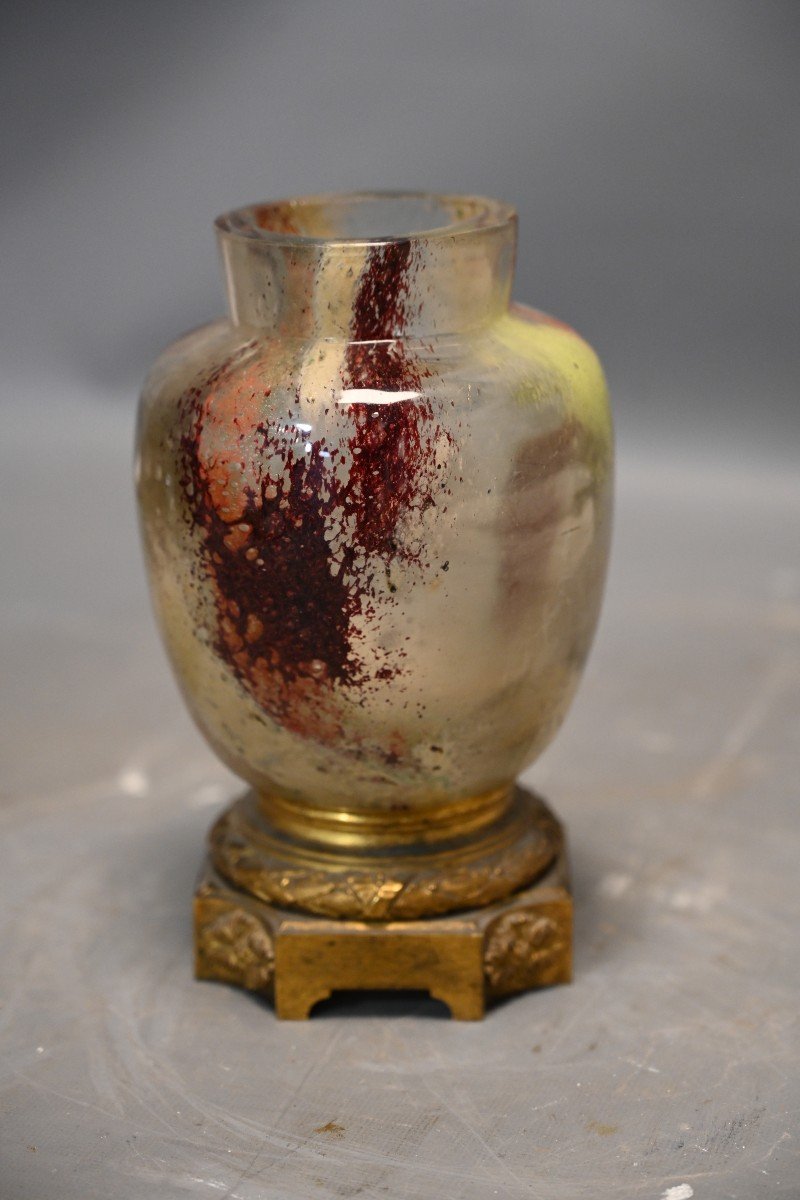 François-eugène Rousseau - Vase en verre-photo-3