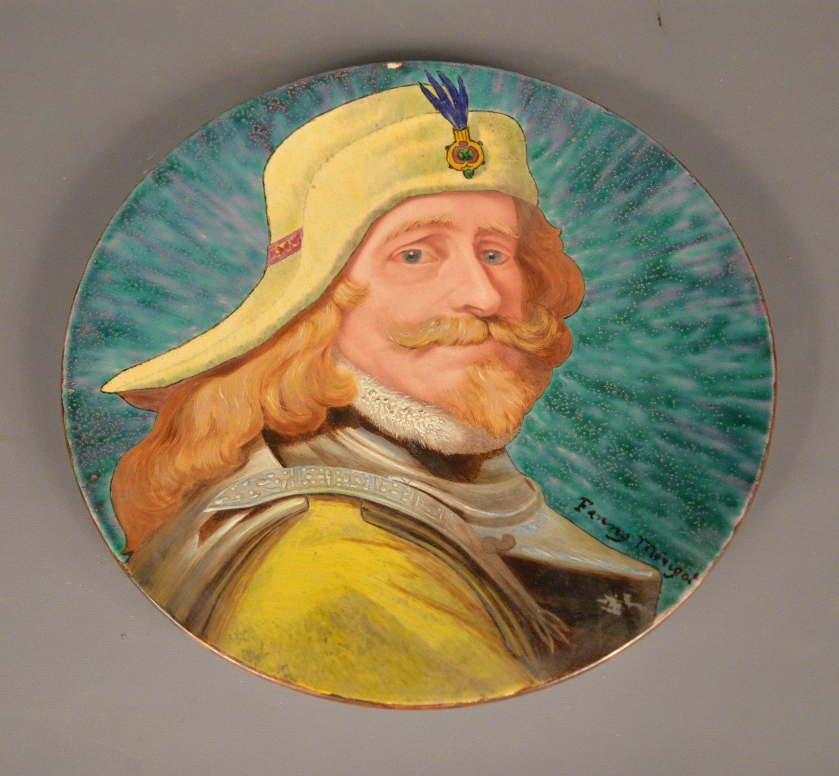 Enamelled Earthenware Plate