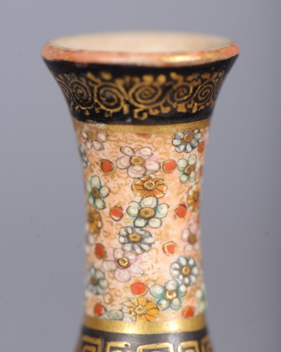 Satsuma Porcelain Soliflore Vase-photo-2