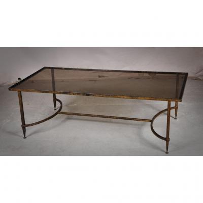 Cast Iron Coffee Table, Circle Of Maison Ramsay, 1950's