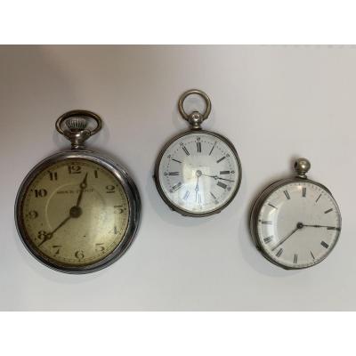 Lot Of 3 Pocket Watches