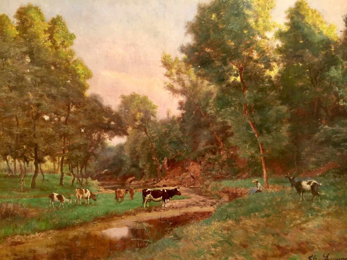 Bucolic Landscape By Theodore Lespinasse-photo-2