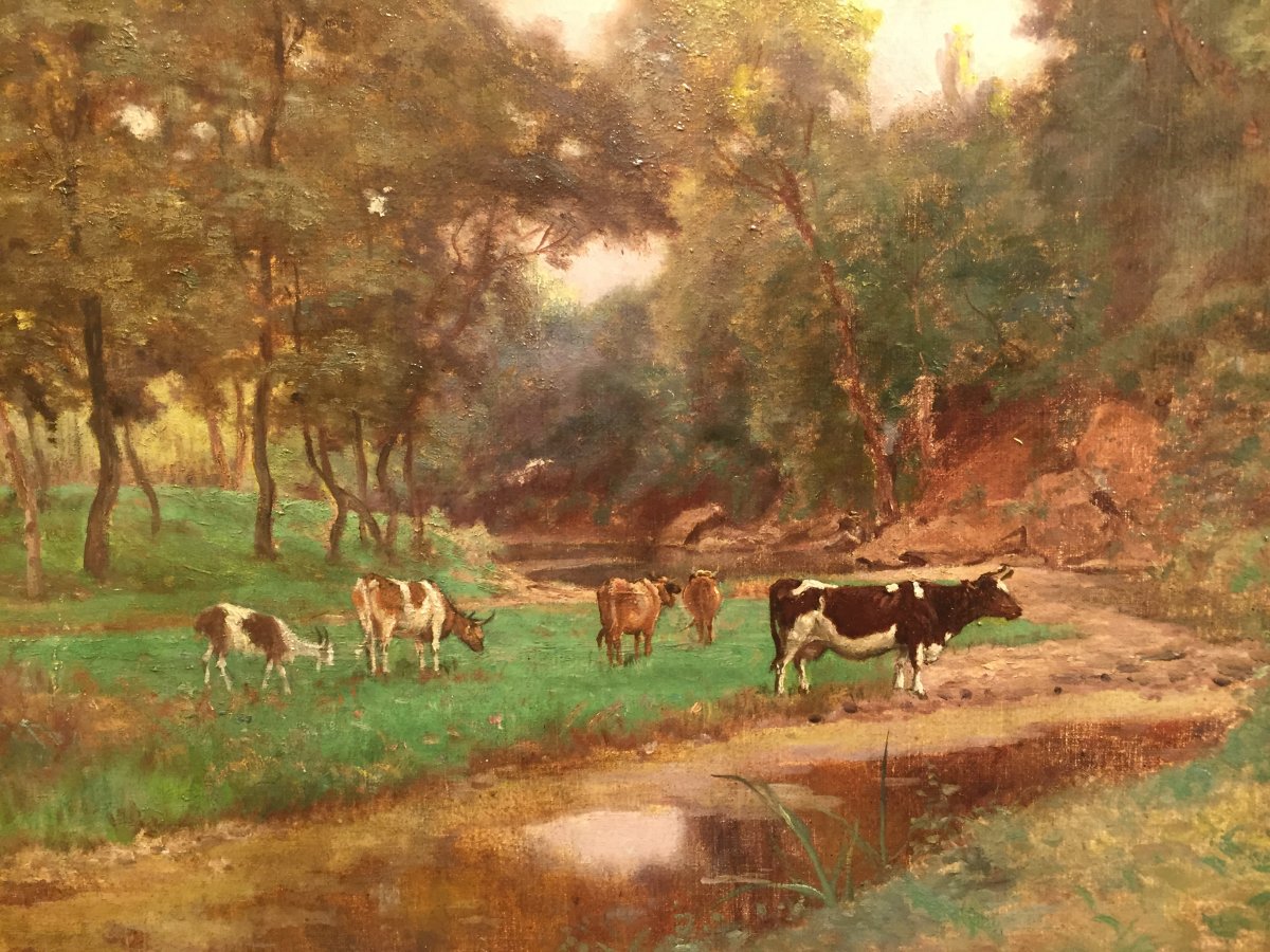 Paysage Bucolique Par Theodore Lespinasse-photo-1