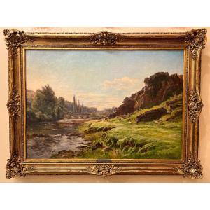 The Creuse Valley By Gabriel Mathieu (1843-1921)