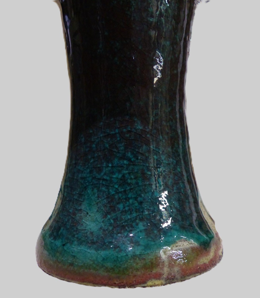 Vase de forme meiping de Fernand Rumèbe-photo-2