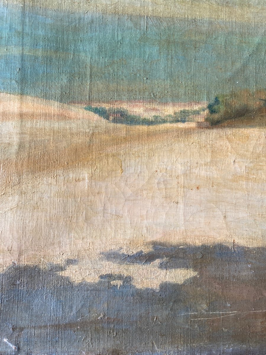 François Max Bugnicourt (1868-1936)huile Sur Toile «kouba»-photo-1