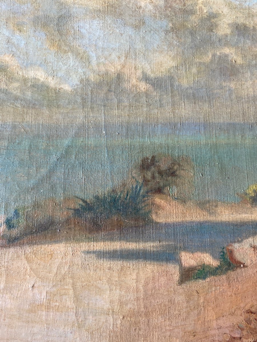 François Max Bugnicourt (1868-1936)huile Sur Toile «kouba»-photo-2