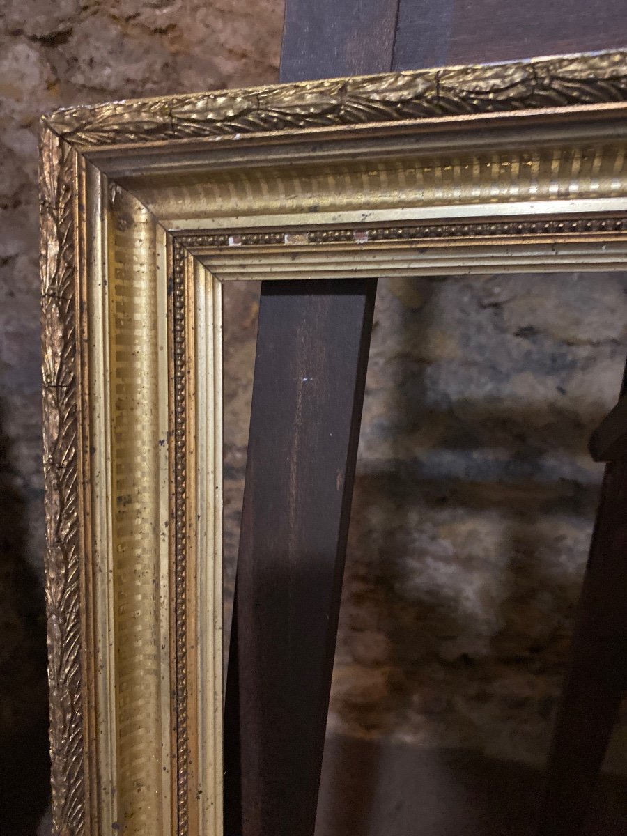 Louis XVI Style Carved And Gilded Wood Frame-photo-2