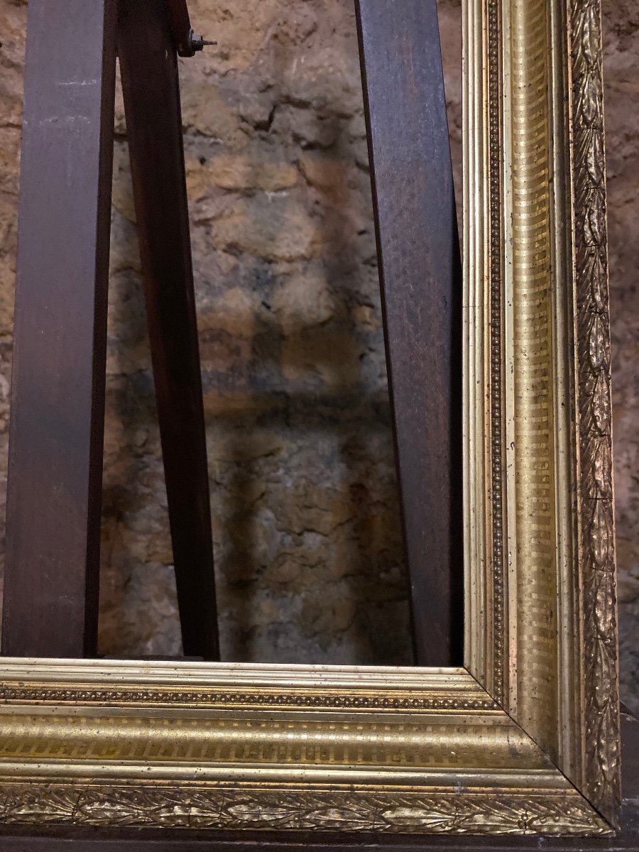 Louis XVI Style Carved And Gilded Wood Frame-photo-1