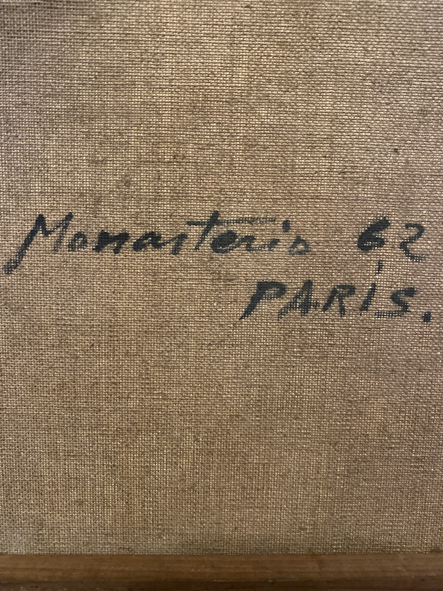 Alfredo Monasterio (1930-1994) "abstract Face"-photo-4