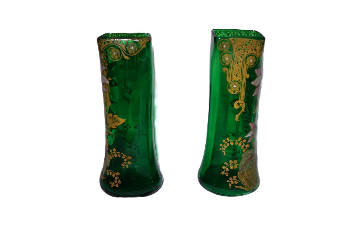 Pair Of Legras Vases - Art Nouveau-photo-4