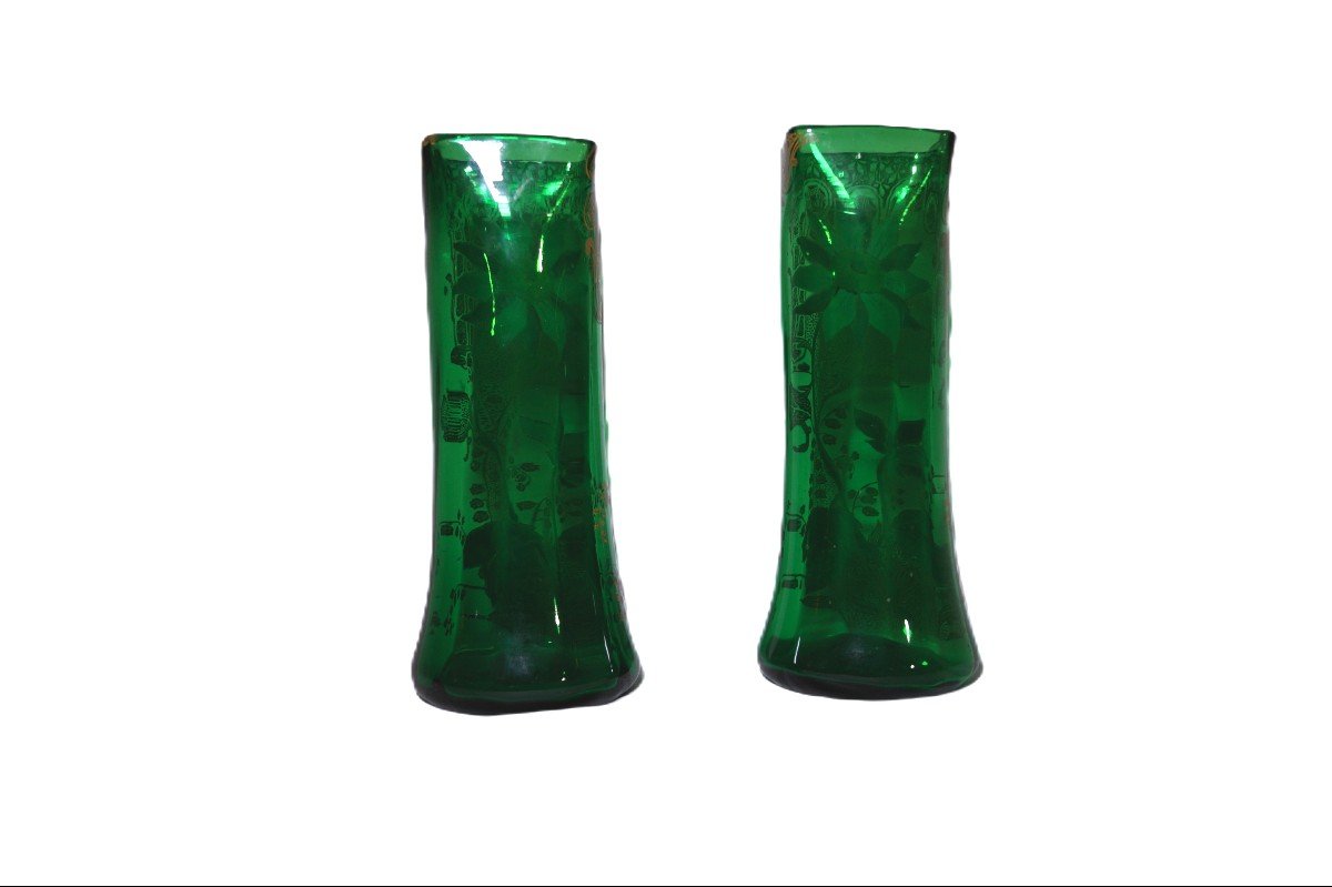 Pair Of Legras Vases - Art Nouveau-photo-1