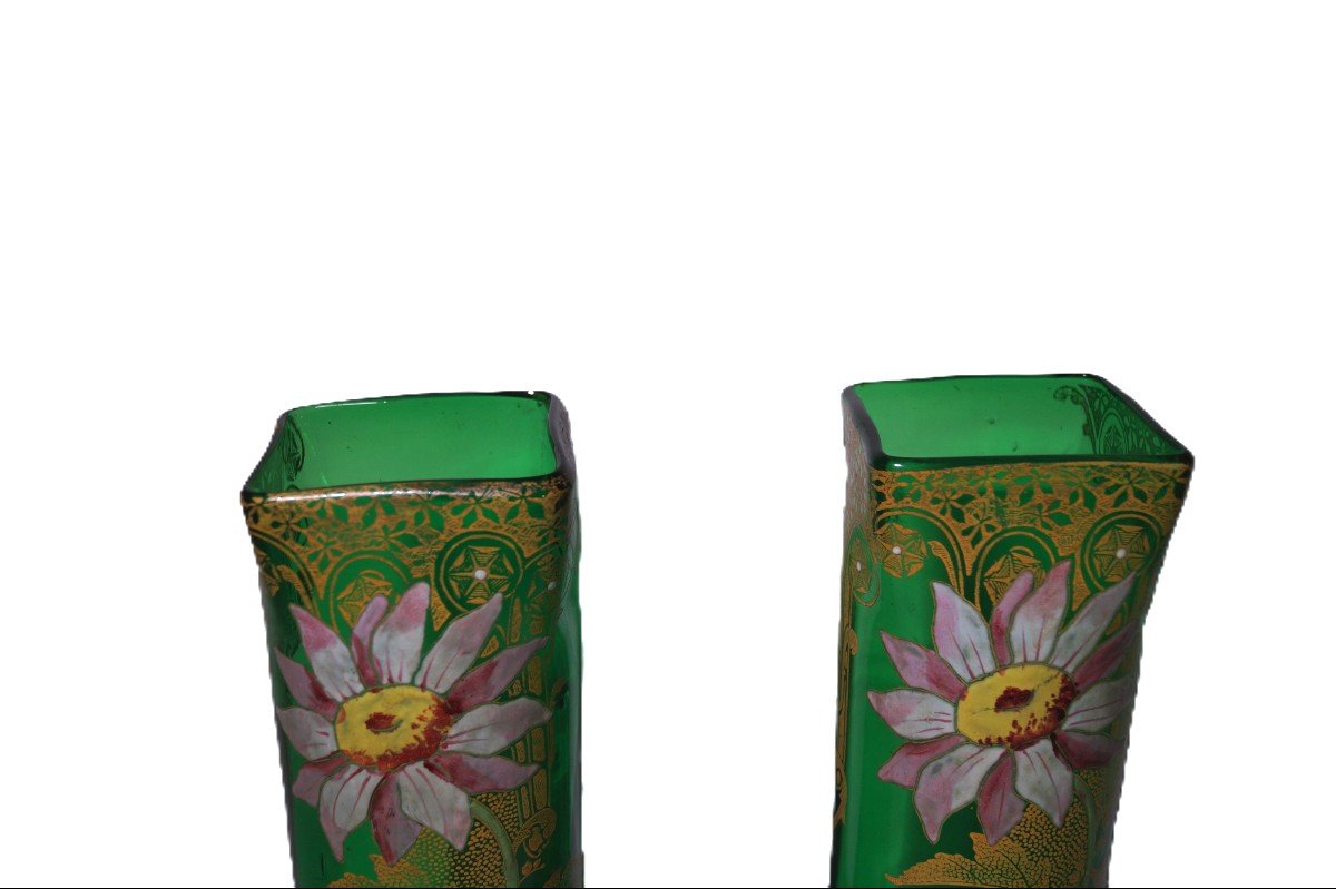 Pair Of Legras Vases - Art Nouveau-photo-3