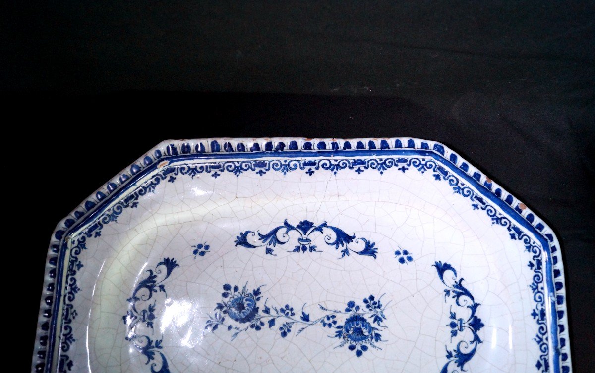 18th Century Lille Earthenware Dish-photo-4