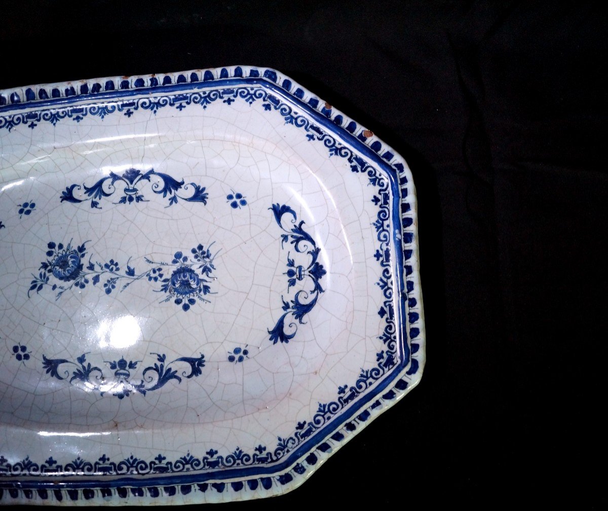 18th Century Lille Earthenware Dish-photo-2