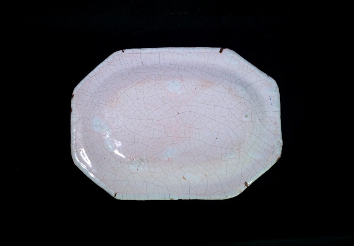 18th Century Lille Earthenware Dish-photo-3