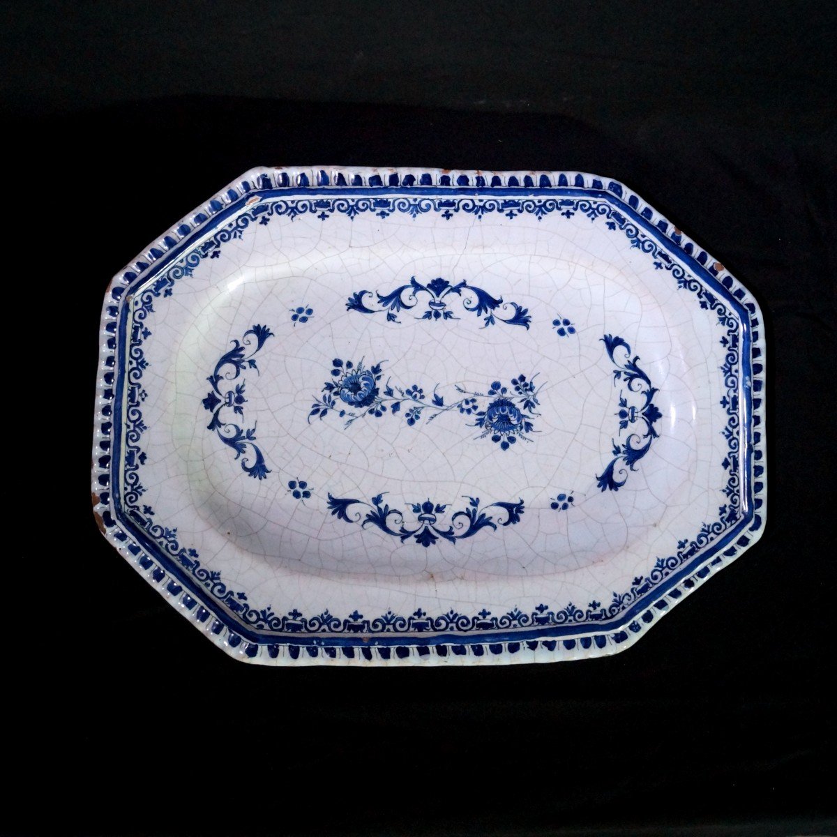 18th Century Lille Earthenware Dish