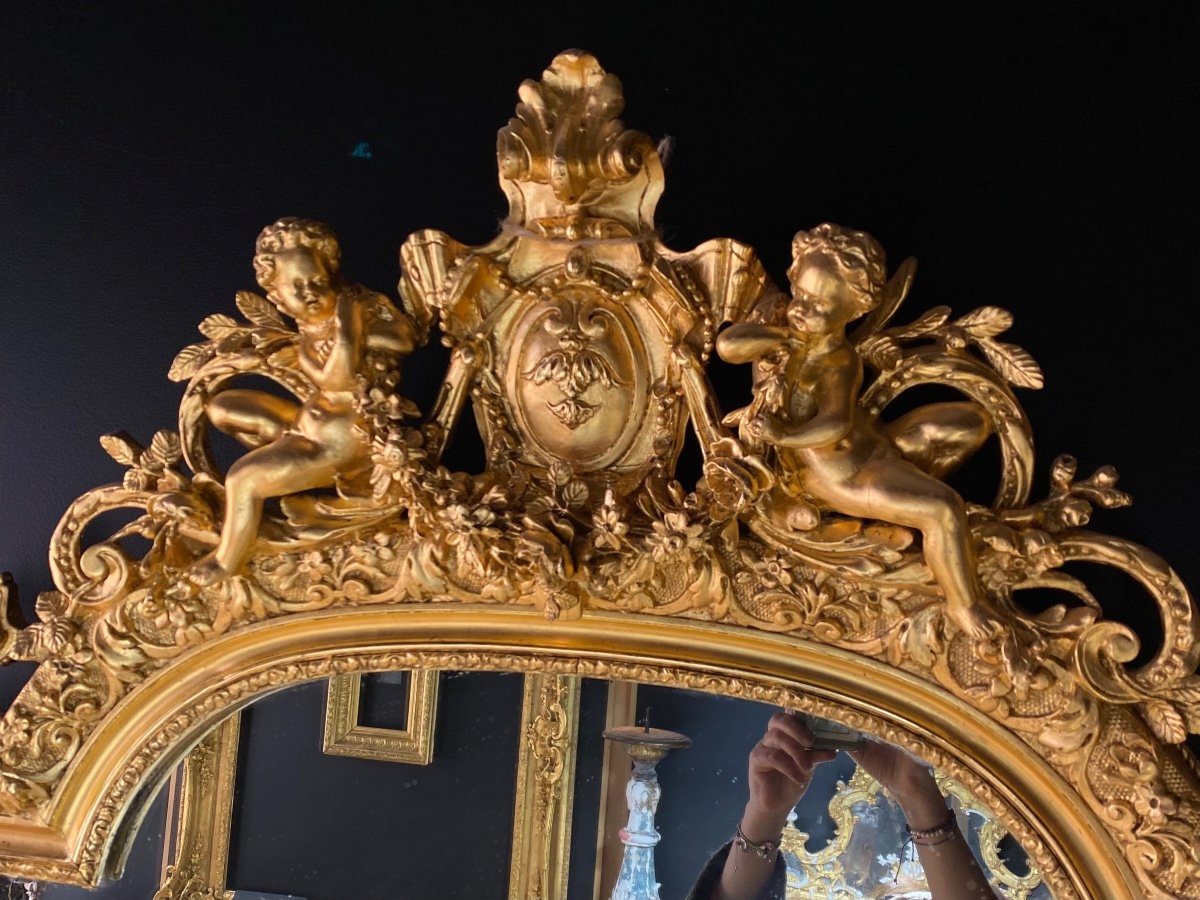 Grand Miroir Napoleon III-photo-4