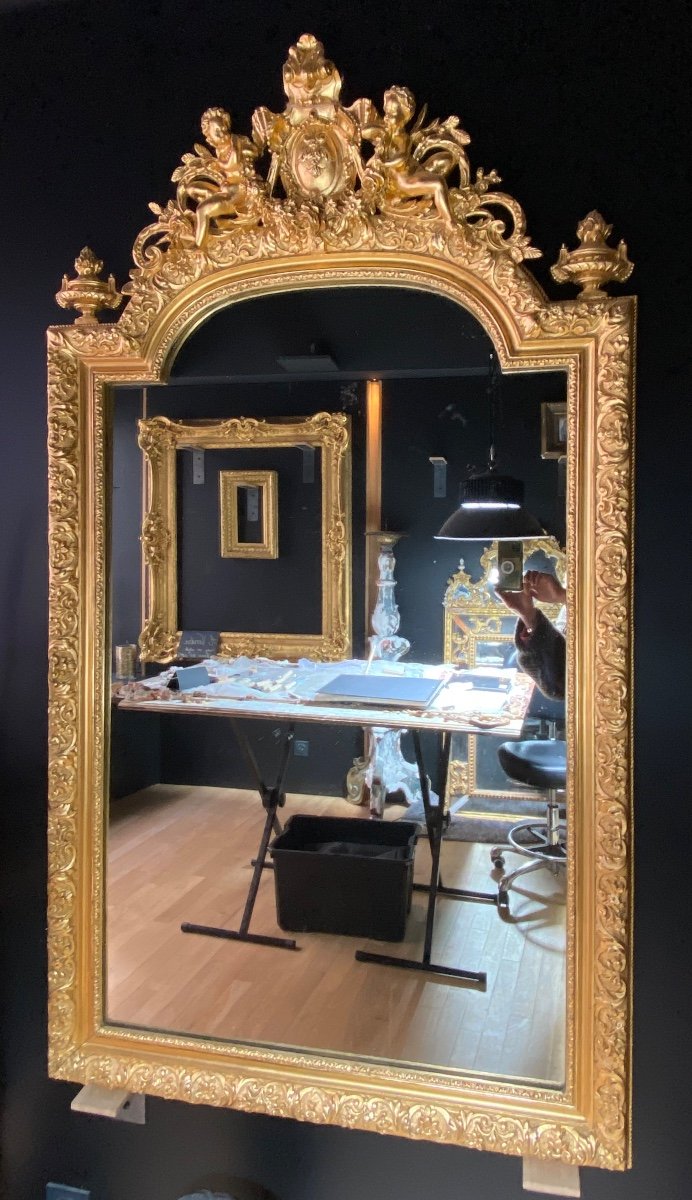 Large Napoleon III Mirror