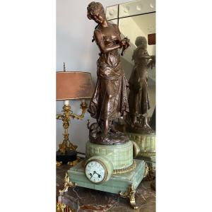 Bronze Statue Signed H. Moreu