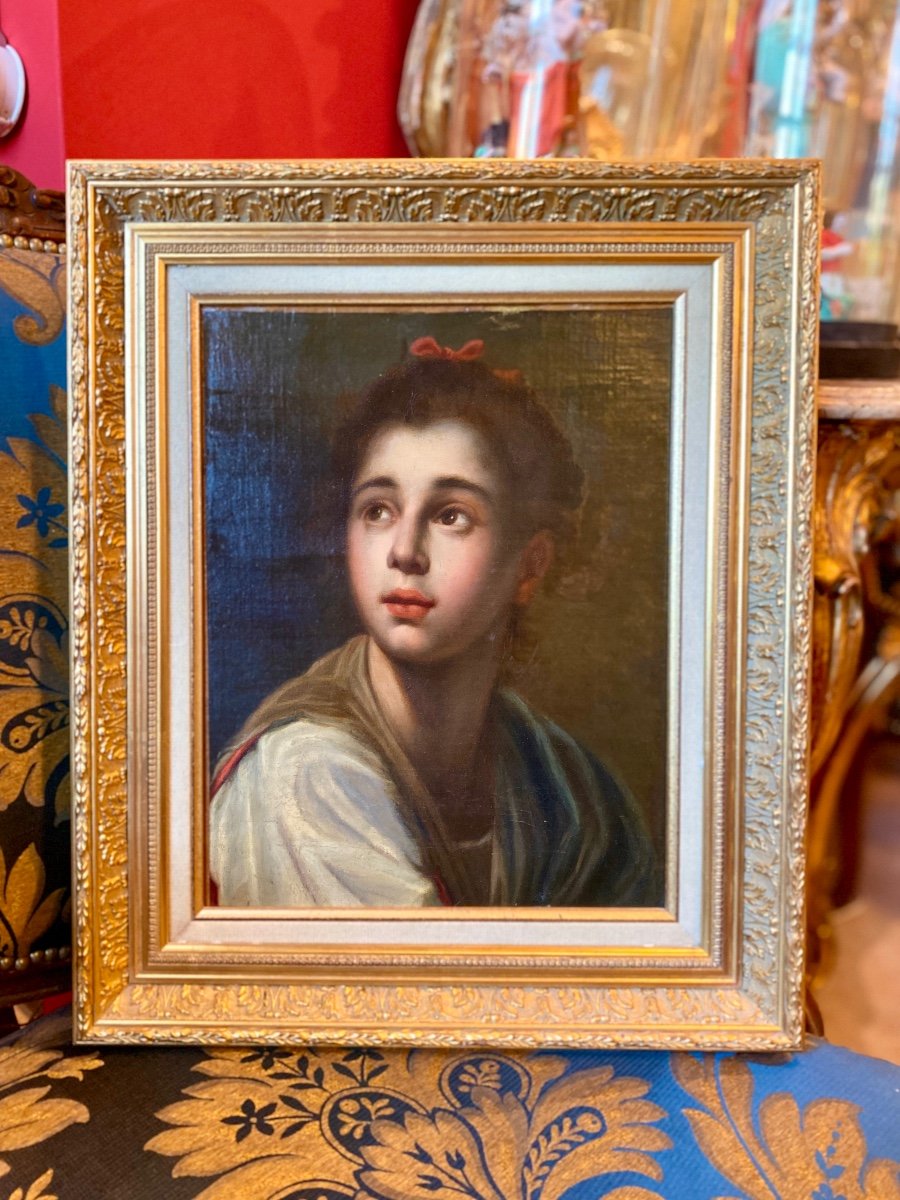 Portrait Of The Young Girl By The Painter Raphaël Mengs