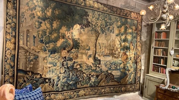 Grande Tapisserie « verdure » d’Aubusson Fin 17ème Début 18éme. -photo-4