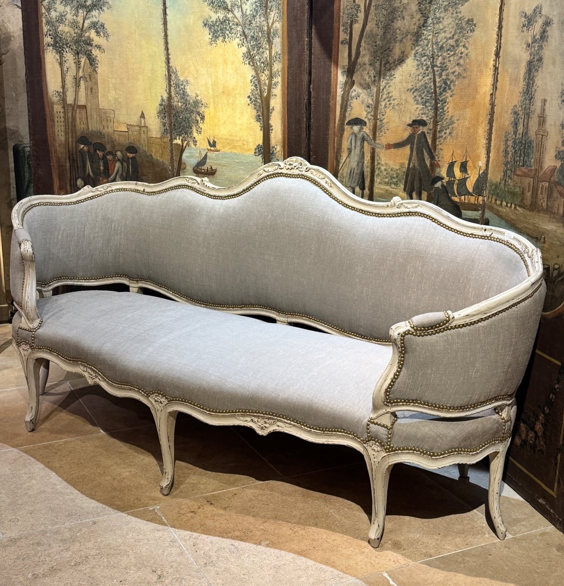 18th Century Louis XV Basket Sofa