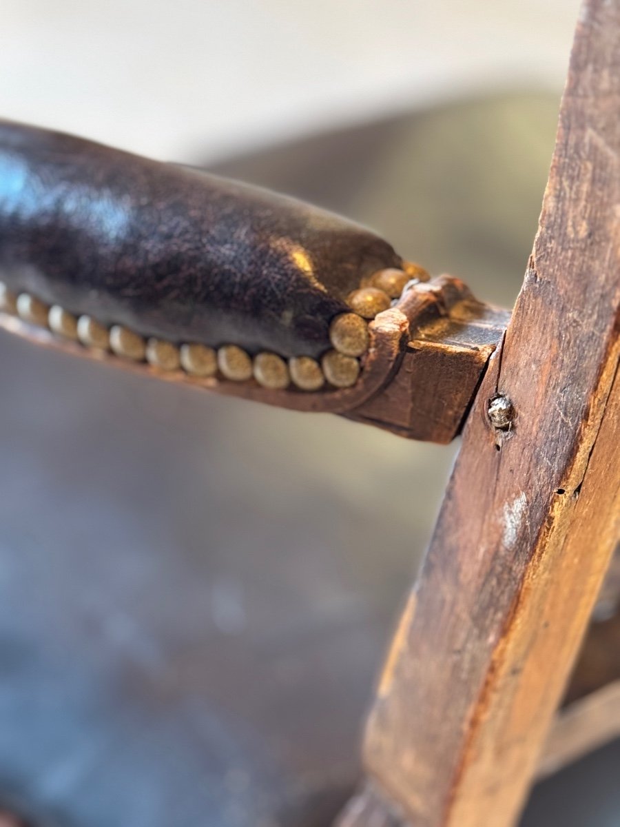 18th Century Regency Caned Office Chair-photo-4