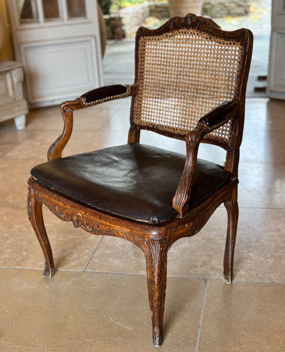 18th Century Regency Caned Office Chair