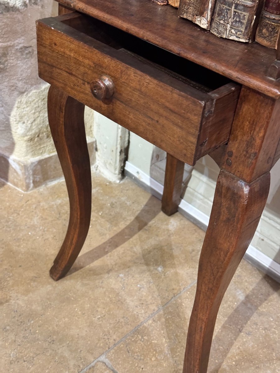 Antique Walnut Bedside Table – 18th Century-photo-4