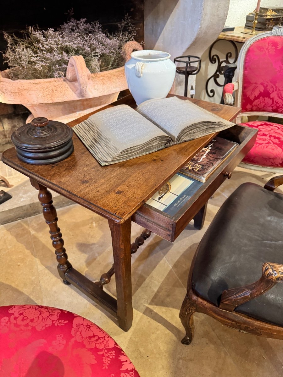 Small Money Changer Table, 17th Century -photo-8